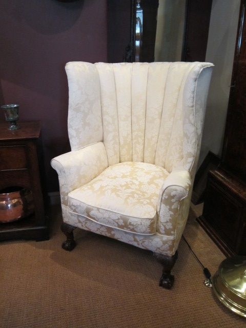 Stunning Mid Victorian Porter's Hall Wing Armchair