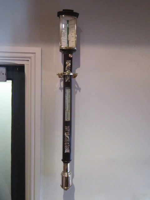 Fine Early Victorian Rosewood Marine Stick Barometer