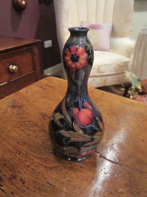 Early Moorcroft Spanish on Ochre Vase