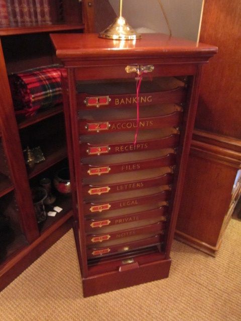 Top Quality Edwardian Mahogany Filing Cabinet
