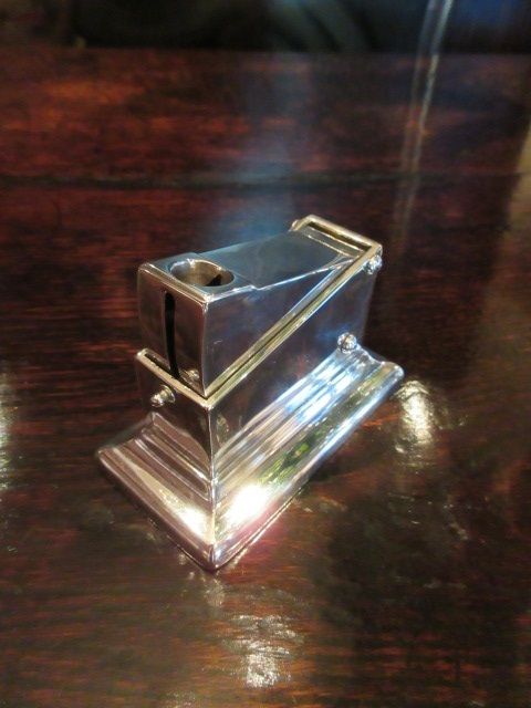 Top Quality Edwardian Silver Table Cigar Cutter