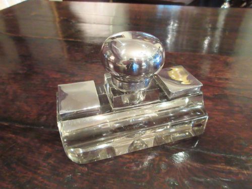 Superb George V Period Silver Pen & Inkstand