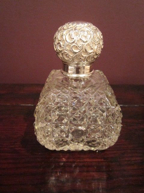 High Quality Edwardian Silver Topped Scent