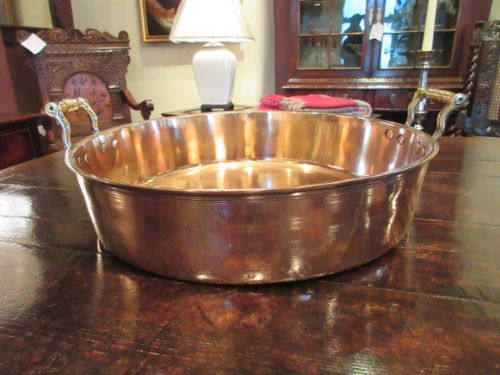 Superb George III Period Cast Bronze Cream Pan