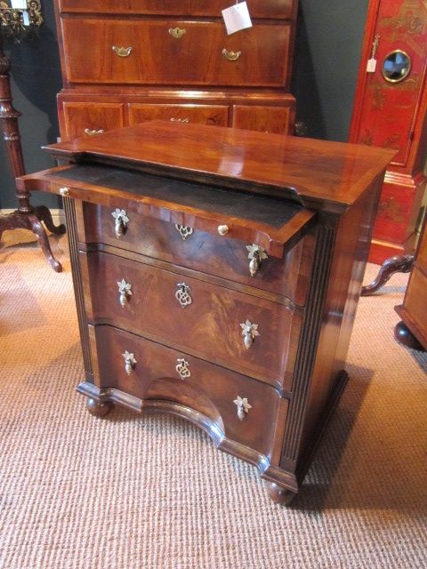 Superior George I Period Red Walnut Chest of Drawers
