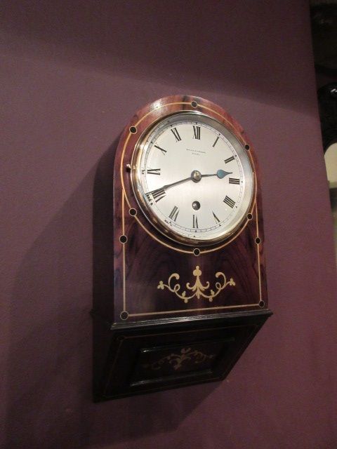 Top Quality Rosewood Inlaid Library Wallclock