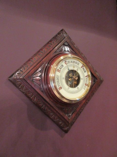 Top Quality Victorian Diamond Shaped Barometer