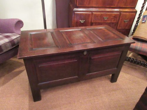 Very Original George II Period Oak Coffer