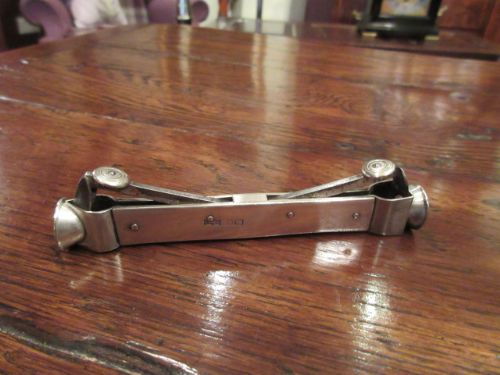 Edwardian Silver Double Ended Novelty Cigar Cutter