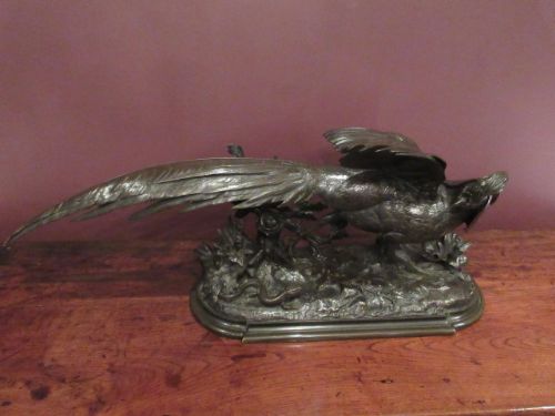Superb 19th Century Bronze 'Golden Pheasant'