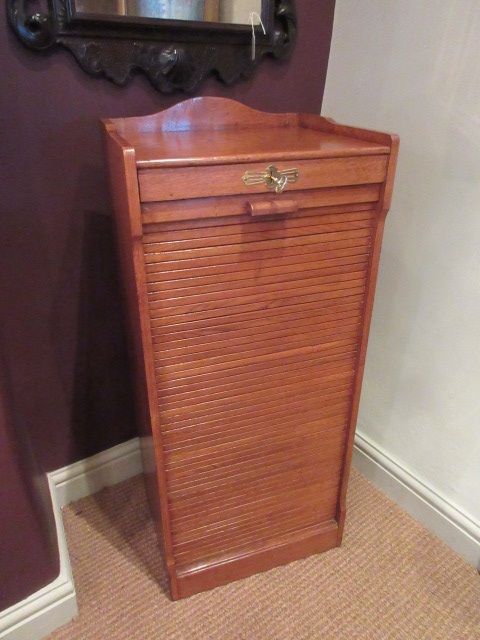 High Quality Edwardian Polished Oak Filing Cabinet