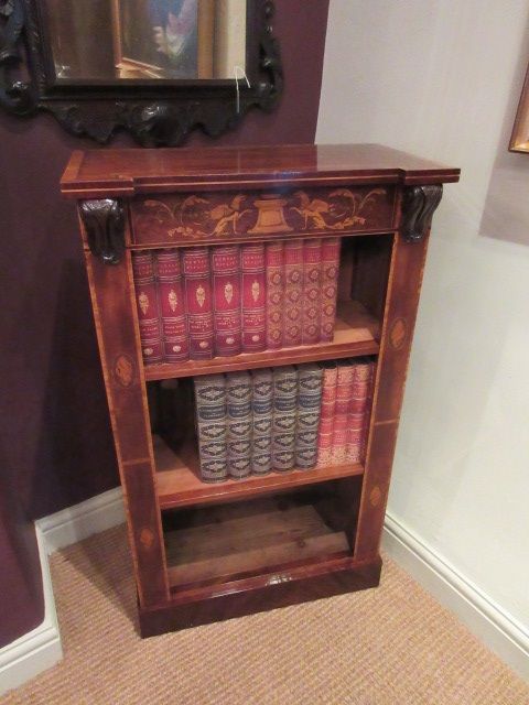 Top Quality 19th Century Sheraton Inlaid Bookcase
