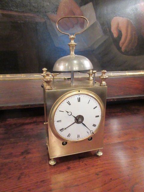 Rare Late 18th Century French 'Capucine' Alarm Clock