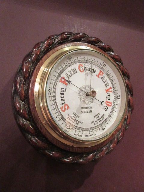 Top Quality Victorian Ship's Dublin Barometer