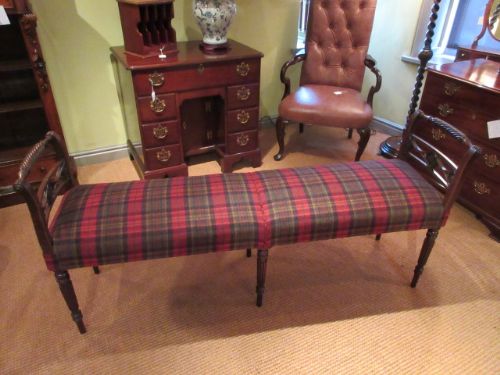Regency Period Mahogany Double Window Seat