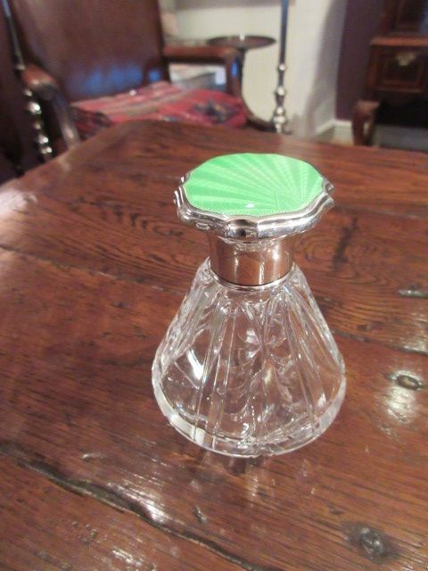 Top Quality George V Silver Enamel Scent