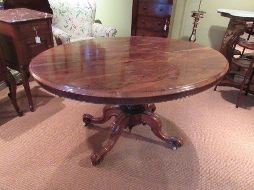 Superb Early Victorian Rosewood Breakfast Table