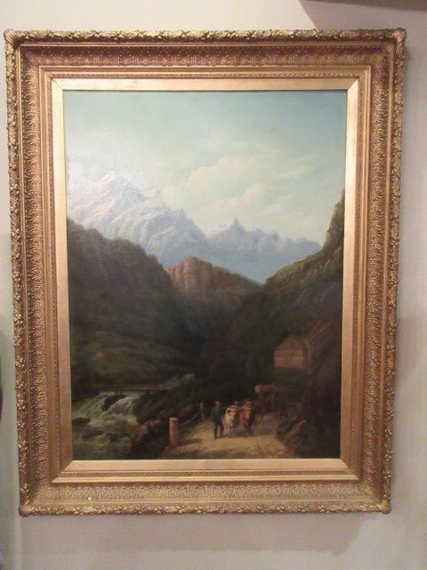 Large 19th Century Scottish Oil on Canvas