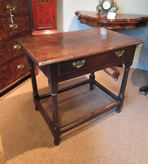 Original George I Period Oak Side Table