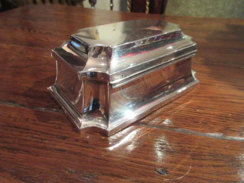Top Quality George V Period Silver Jewellery Box