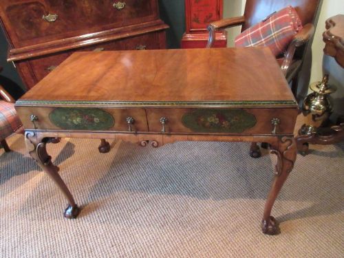 Top Quality George I Style Walnut Writing Table