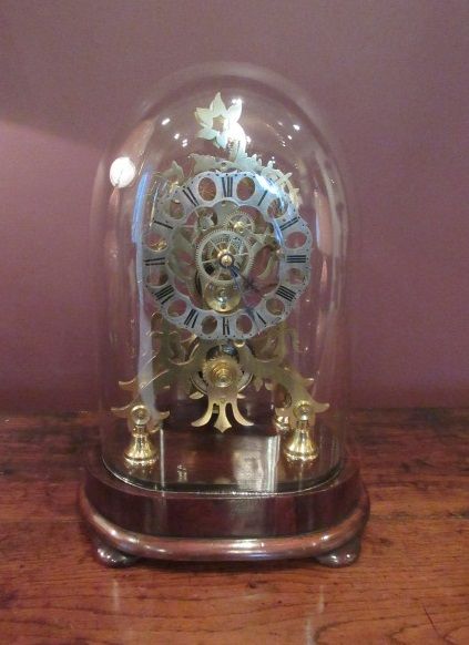 Top Quality Early Victorian Fusee Skeleton Clock