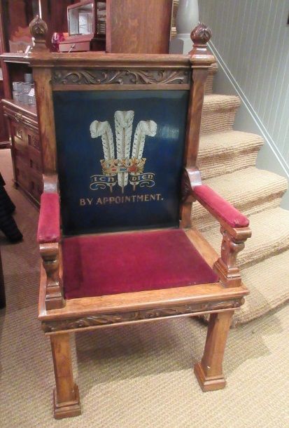 Impressive Victorian Gothic Style Courtroom Armchair