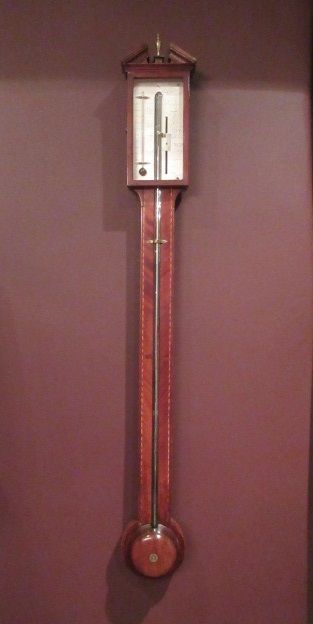 George III Period Inlaid Preston Stick Barometer
