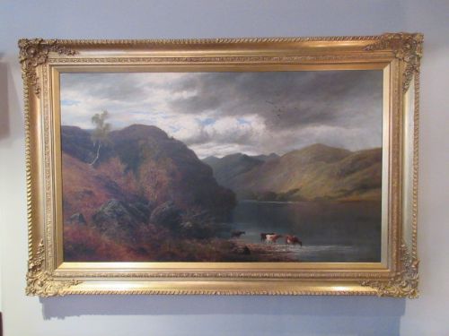 Stunning Large William Mellor Oil on Canvas Painting