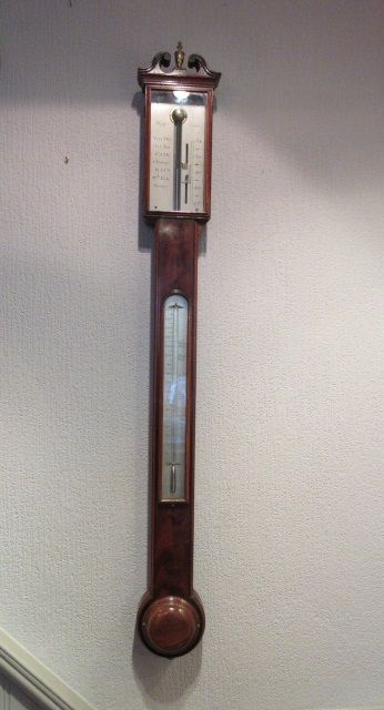 Fine George III Period London Stick Barometer