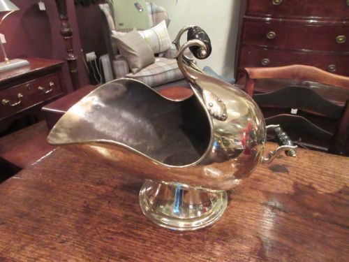Top Quality Victorian Polished Brass Coal Scuttle