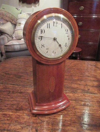 Top Quality Edwardian Sheraton Inlaid Mantel Clock
