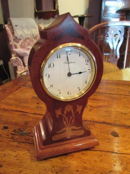 Top Quality Edwardian Inlaid London Mantel Clock
