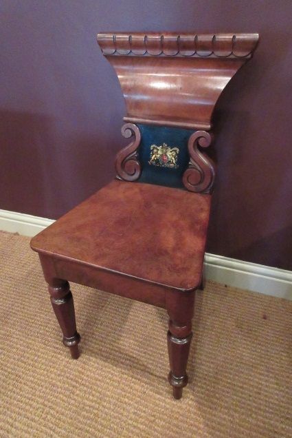 Top Quality William IV Period Hall Chair