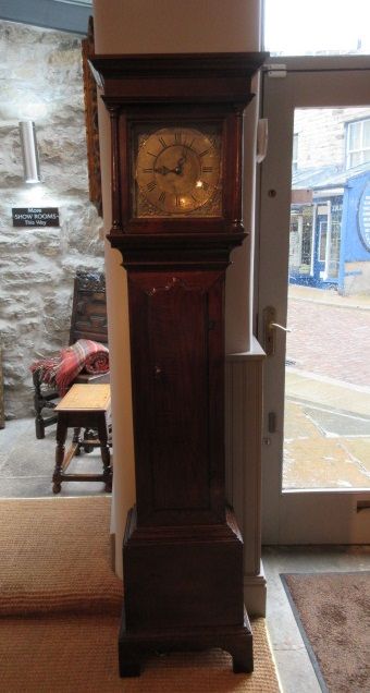 Very Small George II Period Cottage Longcase Clock