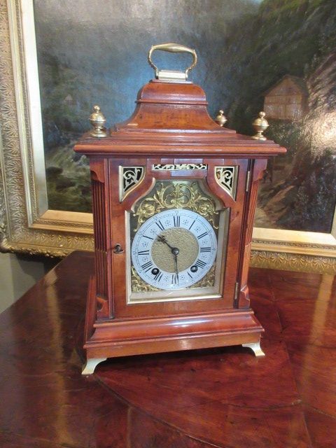 Superb 19th Century Ting-tang Walnut Bracket Clock