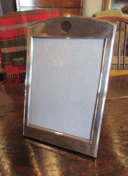 Large George V Period Engine Turned Photo Frame