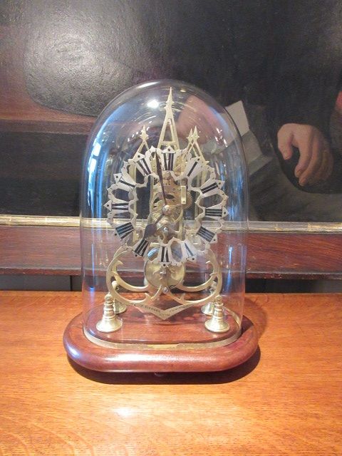 Top Quality Victorian Fusee London Skeleton Clock