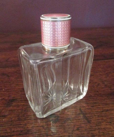 Art Deco Period French Silver Enamel Scent