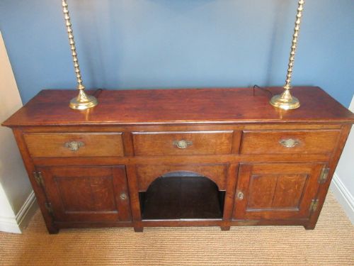 George II Period Oak 'Kennel' Low Dresser