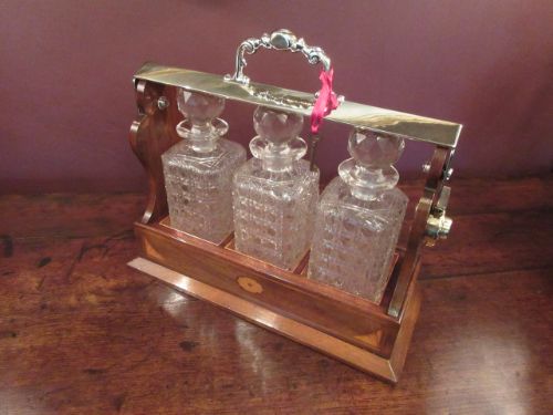 Top Quality Victorian Sheraton Inlaid Tantalus