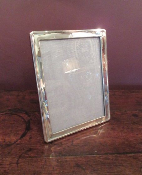 Large George V Period Solid Silver Photo Frame