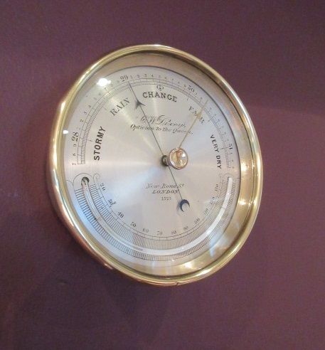 Rare Early Victorian London Marine Barometer