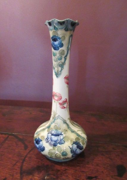 Mcintyre Moorcroft Panelled Poppies Vase