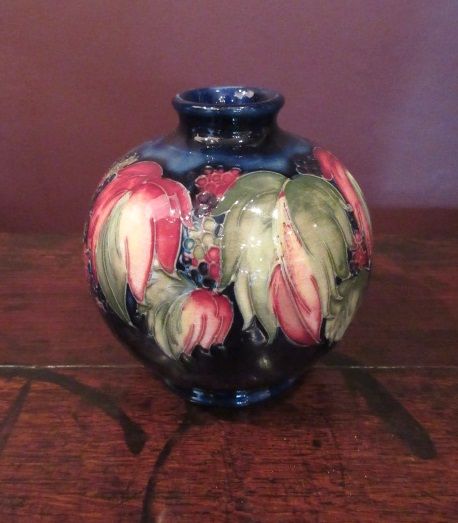 Moorcroft Leaf & Blackberries Globular Vase