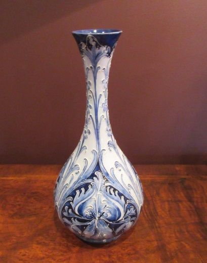 Art Nouveau Mcintyre Moorcroft Cornflower Vase