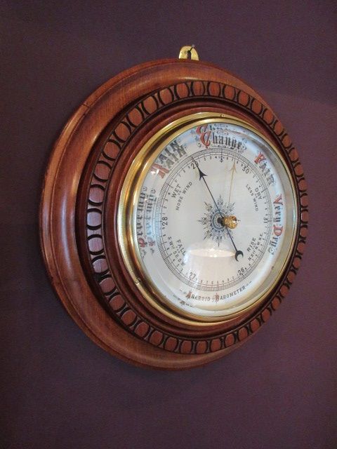 Top Quality Victorian Polished Walnut Barometer