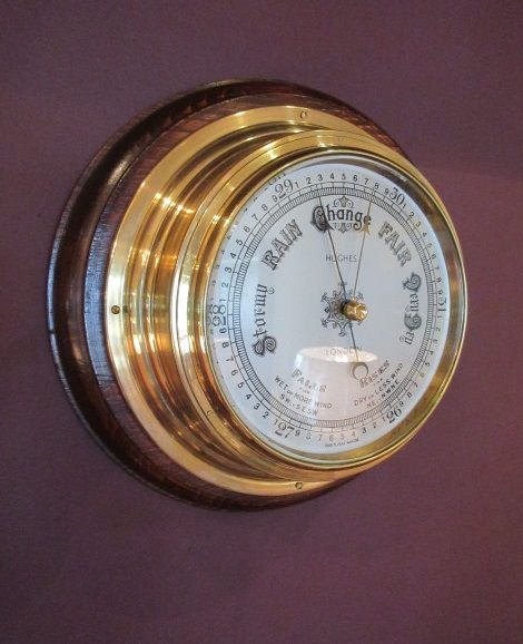 High Quality Victorian Bulkhead Marine Barometer
