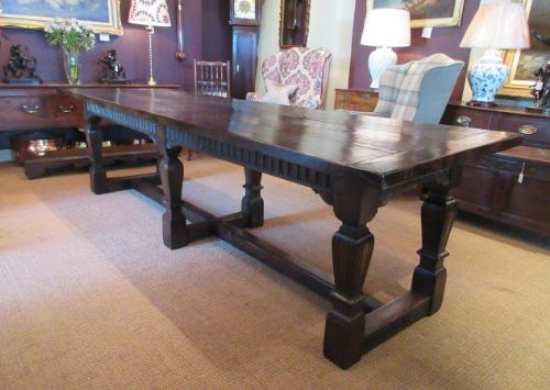 Stunning Large 18th Century Oak Refectory Table