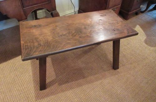 George III Period Primitive Elm Welsh Occasional Table
